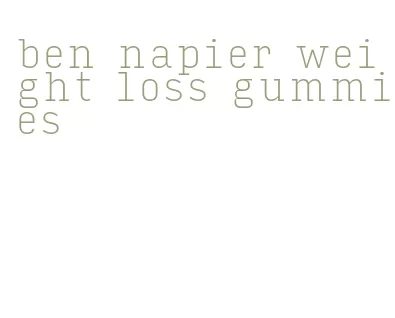 ben napier weight loss gummies