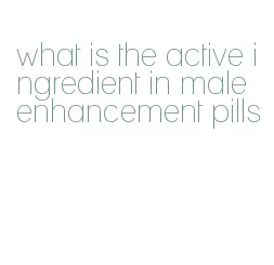 what is the active ingredient in male enhancement pills