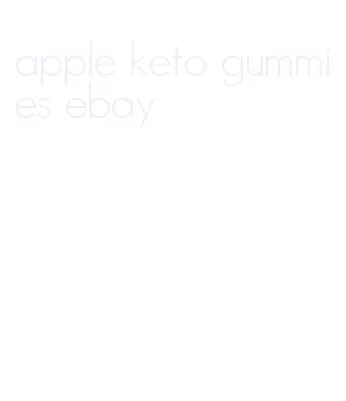 apple keto gummies ebay