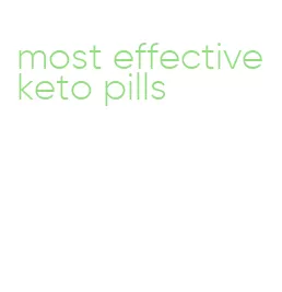 most effective keto pills