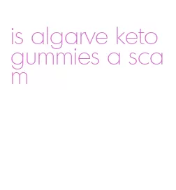 is algarve keto gummies a scam