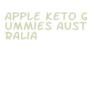 apple keto gummies australia