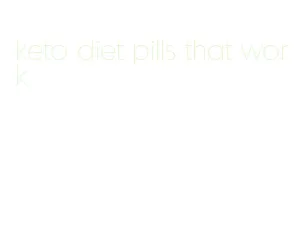 keto diet pills that work
