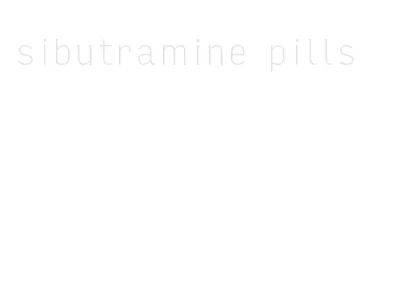 sibutramine pills