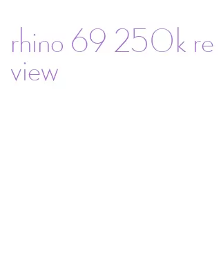 rhino 69 250k review