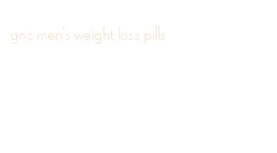 gnc men's weight loss pills