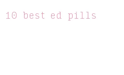 10 best ed pills