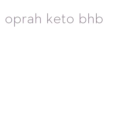 oprah keto bhb