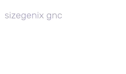 sizegenix gnc