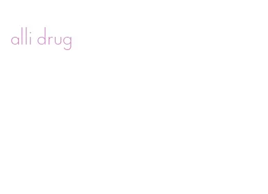 alli drug