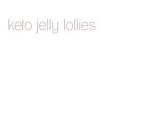 keto jelly lollies