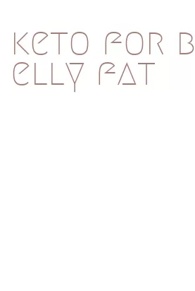 keto for belly fat