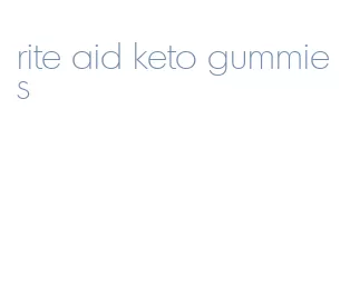 rite aid keto gummies