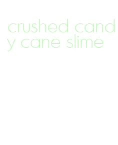 crushed candy cane slime
