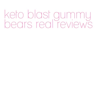 keto blast gummy bears real reviews