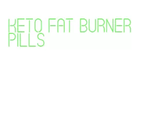 keto fat burner pills