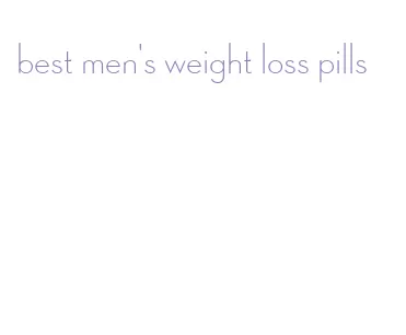 best men's weight loss pills