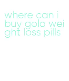 where can i buy golo weight loss pills