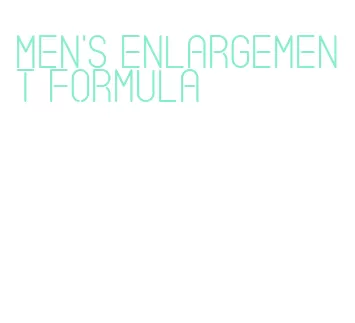 men's enlargement formula
