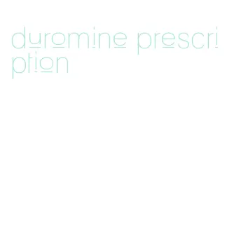 duromine prescription