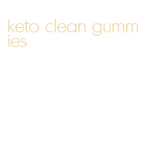 keto clean gummies