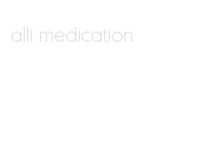alli medication