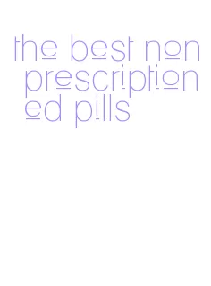 the best non prescription ed pills