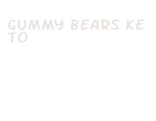 gummy bears keto
