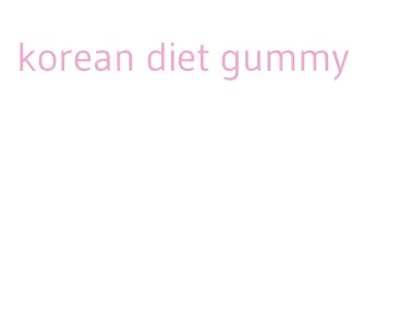 korean diet gummy