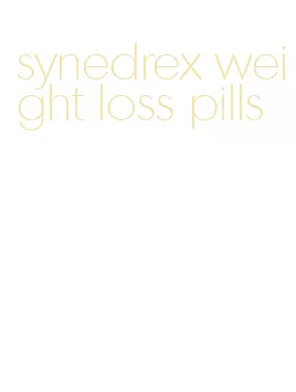 synedrex weight loss pills