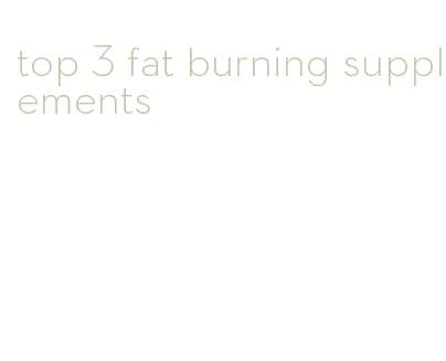top 3 fat burning supplements