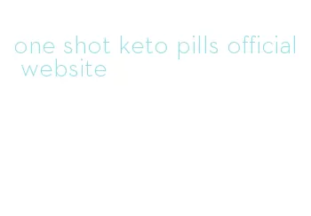 one shot keto pills official website