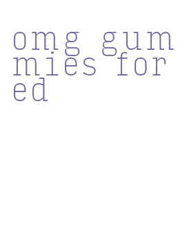 omg gummies for ed