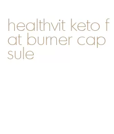 healthvit keto fat burner capsule