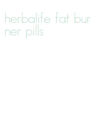 herbalife fat burner pills