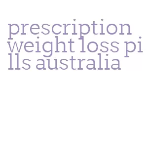 prescription weight loss pills australia