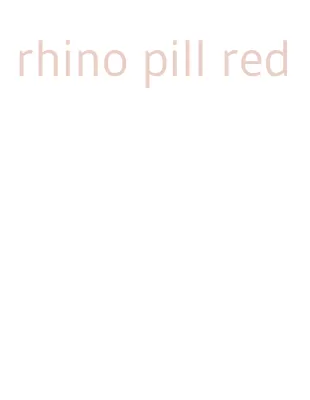 rhino pill red